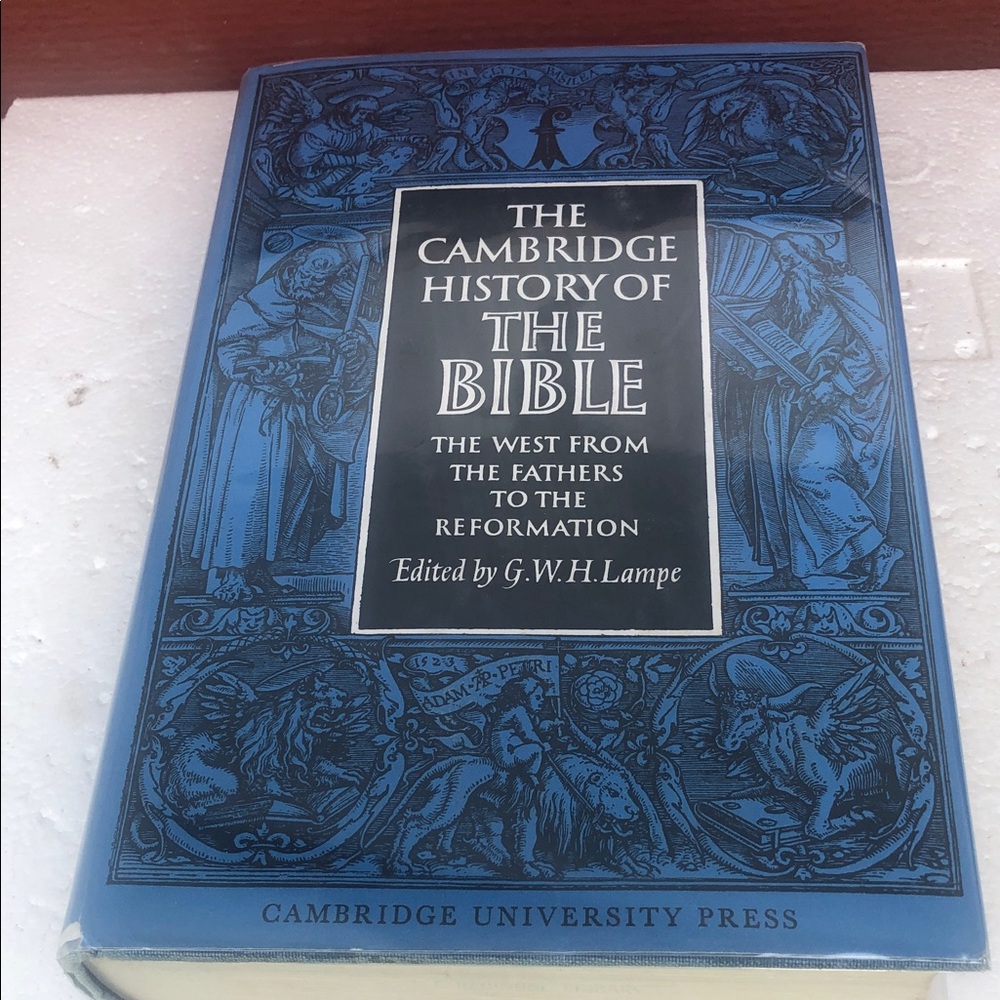 Cambridge History of the Bible Book 1969